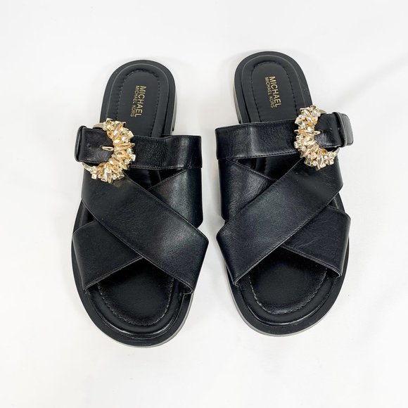 michael michael kors frieda slide flat sandals